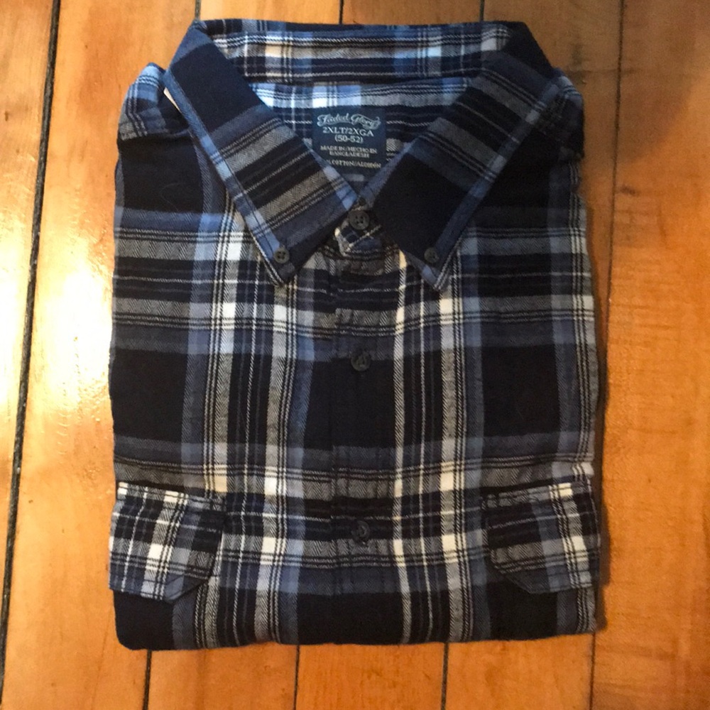 Faded Glory Plaid Flannel Shirt